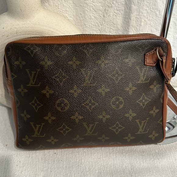 Louis Vuitton coated canvas pouchette Sport clutch - Picture 2 of 13